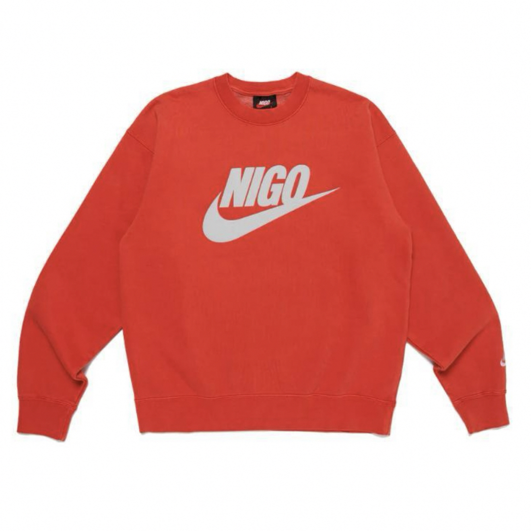 NIKE × NIGO』 フリース クルーネック スウェット XLサイズ NIKE × NIGO』 フリース クルーネック スウェット XLサイズ