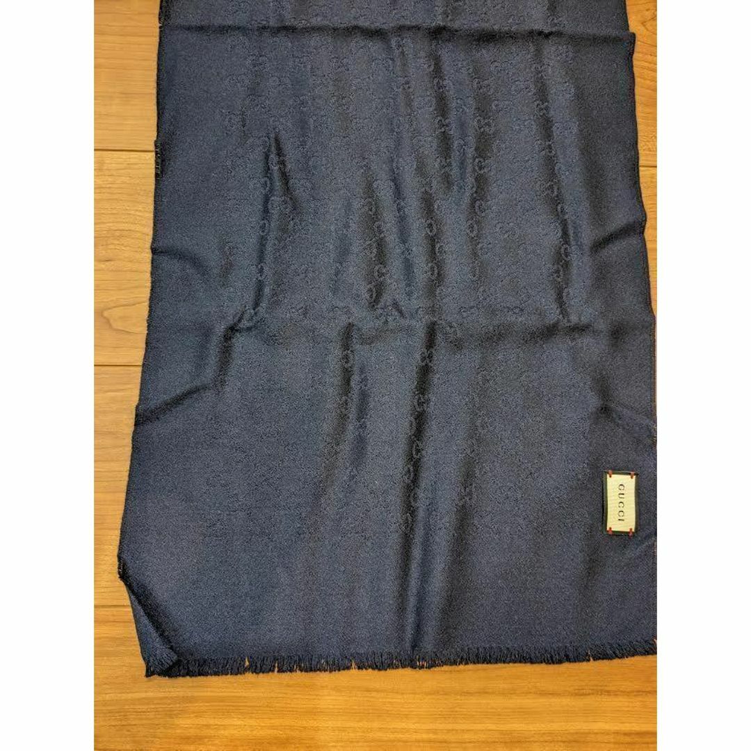 GUCCI - 【新品、箱入り】 グッチ マフラー カシミア100 GUCCI - 【新品、箱入り】 グッチ マフラー カシミア100