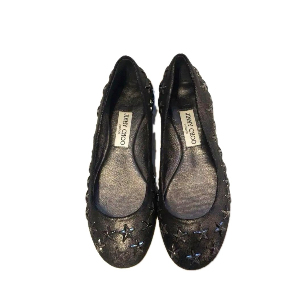 JIMMY CHOO - 【未使用品】ジミーチュウ スタッズ フラット JIMMY CHOO - 【未使用品】ジミーチュウ スタッズ フラット