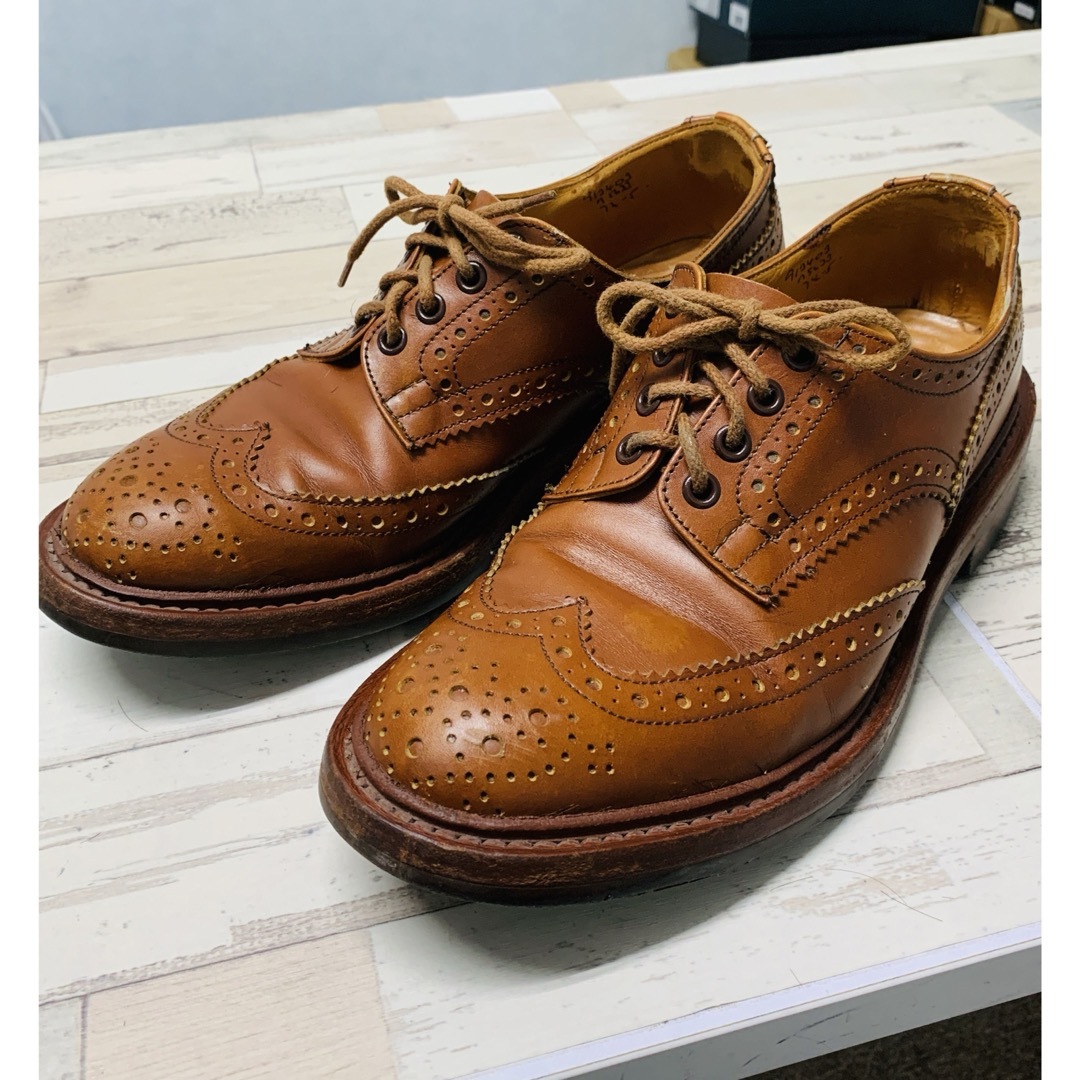 Trickers - トリッカーズ バートン ブラウン UK7.5 26cmの通販 Trickers - トリッカーズ バートン ブラウン UK7.5 26cmの通販