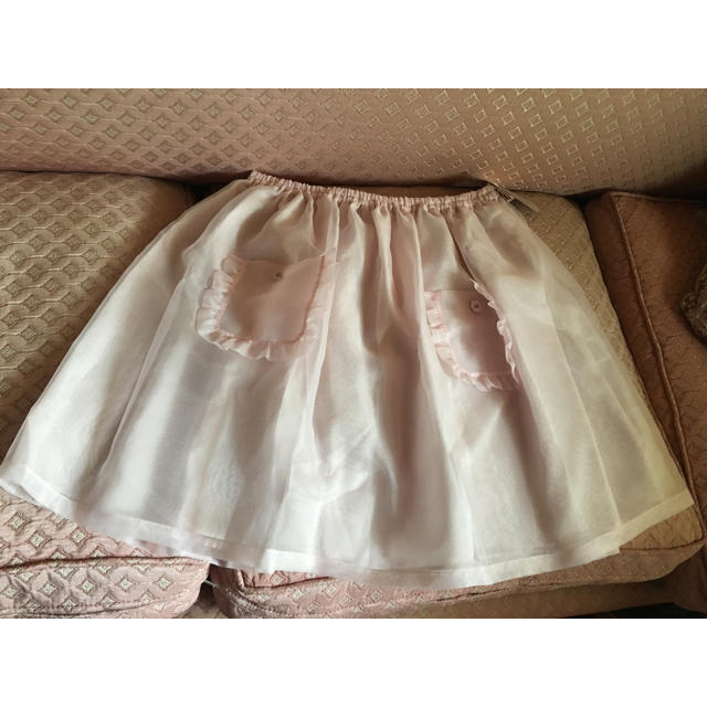 Katie(ケイティー)の専用です16日まで限定価格 Katie新品 ピンクのパニエスカート オーガンジー レディースのスカート(ミニスカート)の商品写真
