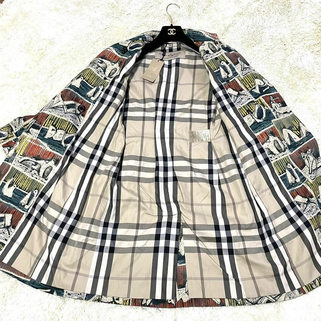 BURBERRY - 【タグ付き】バーバリー 総柄 トレンチコート サイズ BURBERRY - 【タグ付き】バーバリー 総柄 トレンチコート サイズ