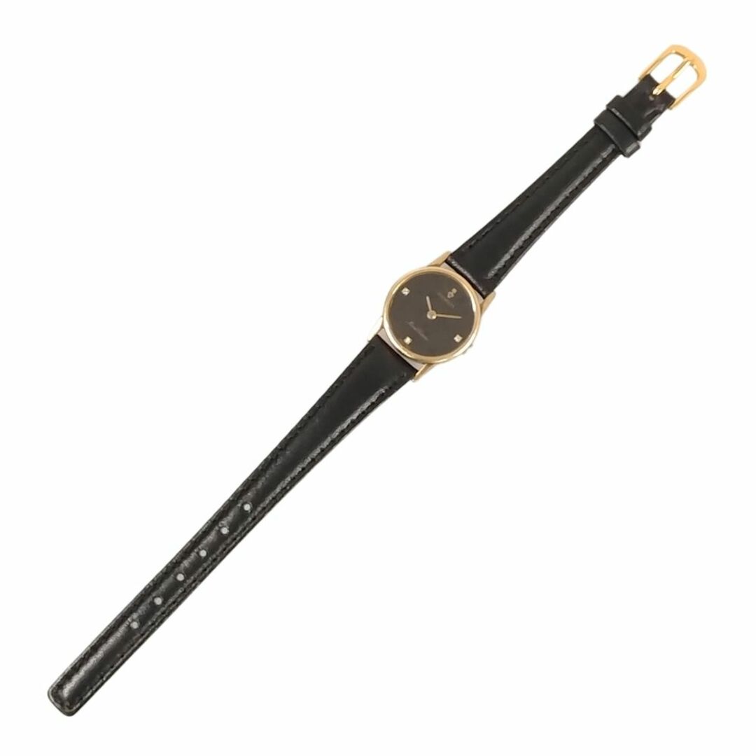 CORUM コルム レディース モンセルヴァン 3Pダイア 黒文字盤 手 CORUM コルム レディース モンセルヴァン 3Pダイア 黒文字盤 手
