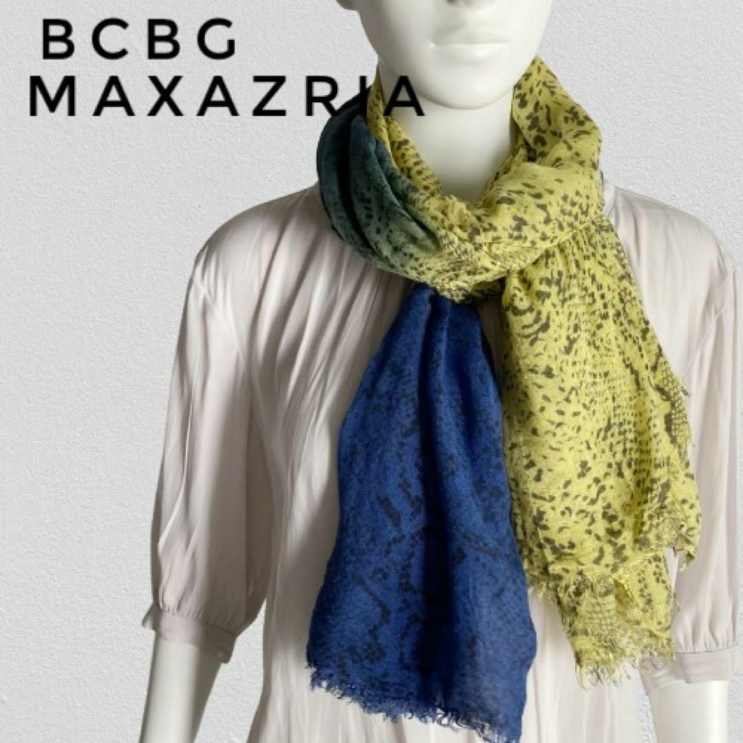 BCBGMAXAZRIA - BCBGMAXAZRIA 大判ストール パイソン柄 ヘビ柄 BCBGMAXAZRIA - BCBGMAXAZRIA 大判ストール パイソン柄 ヘビ柄