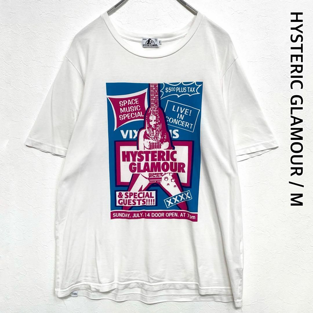 ヒステリックグラマー Tシャツ 即完売 ギーターガール プリント ヒステリックグラマー Tシャツ 即完売 ギーターガール プリント