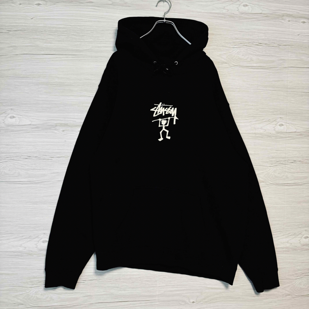STUSSY - 【希少XLサイズ】ステューシー パーカー センターロゴ STUSSY - 【希少XLサイズ】ステューシー パーカー センターロゴ