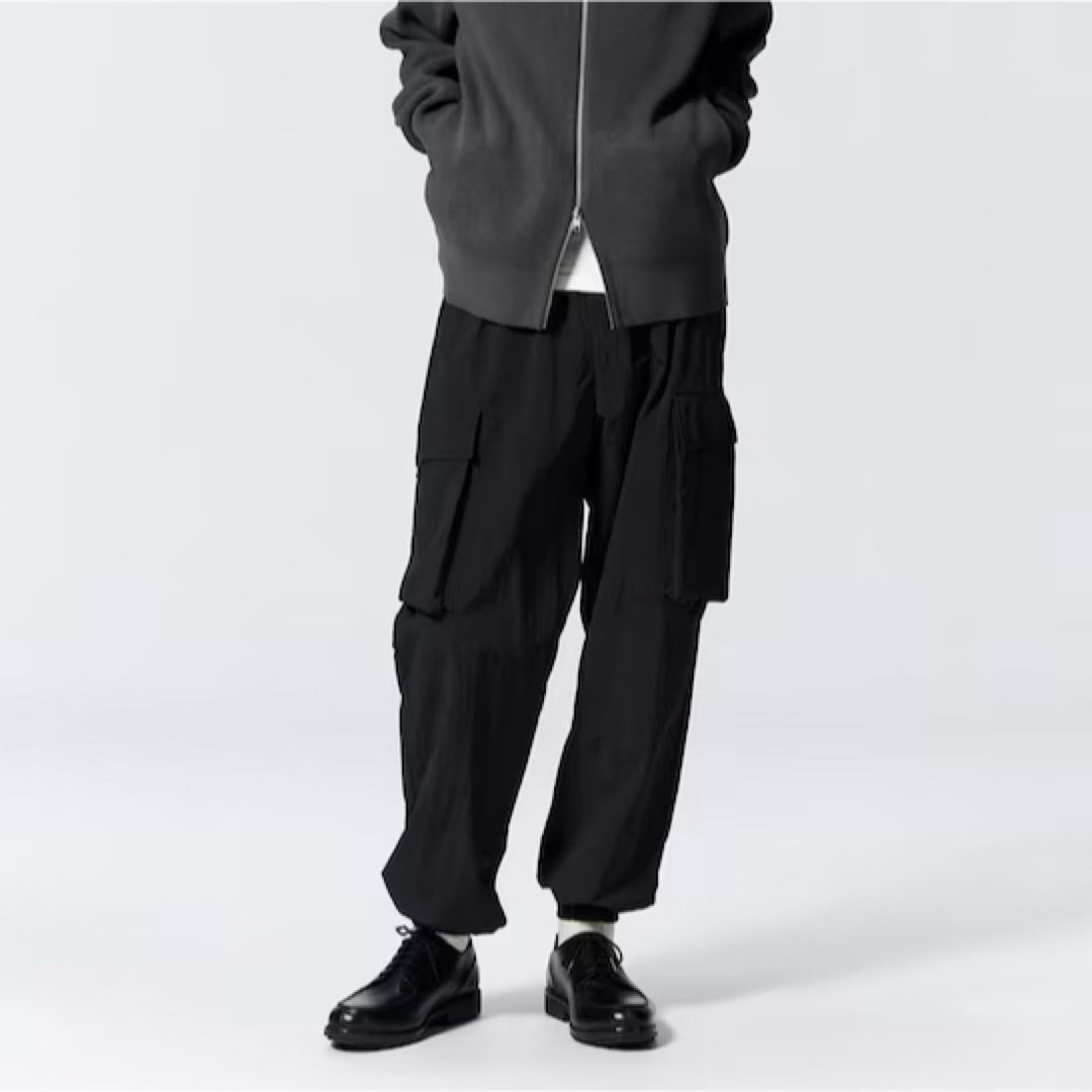 GU - 【GU】カーゴジョガーパンツ【新品】ブラック Lサイズ 黒の GU - 【GU】カーゴジョガーパンツ【新品】ブラック Lサイズ 黒の