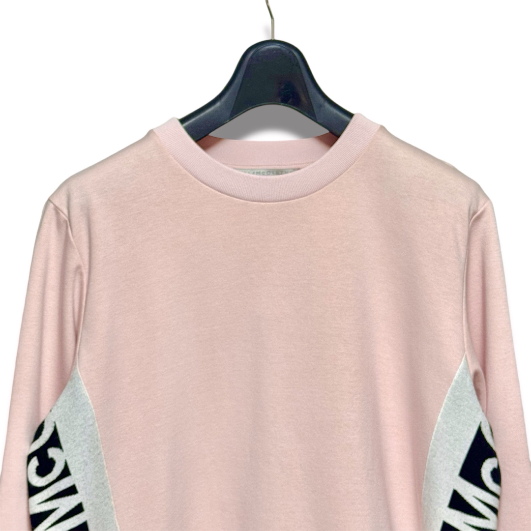 Stella McCartney - ステラマッカートニー スリット ロゴ クルー Stella McCartney - ステラマッカートニー スリット ロゴ クルー
