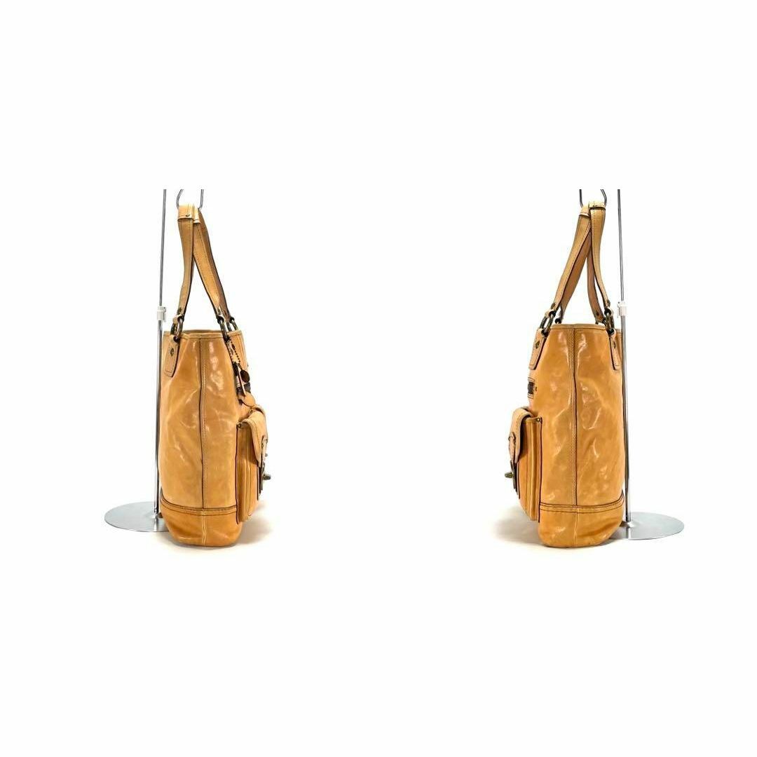COACH - COACH コーチ レガシーレザージジトートバッグ レザー COACH - COACH コーチ レガシーレザージジトートバッグ レザー