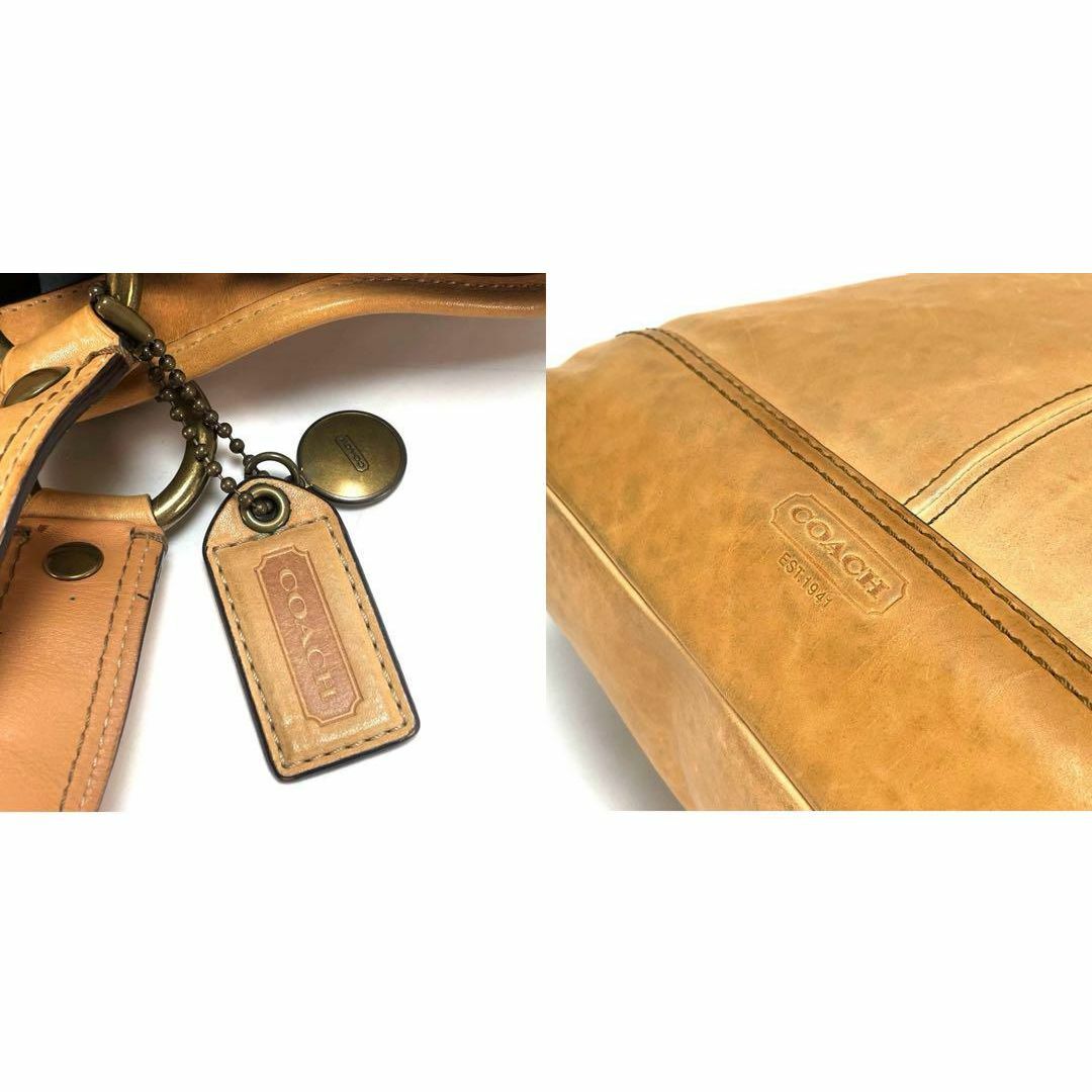 COACH - COACH コーチ レガシーレザージジトートバッグ レザー COACH - COACH コーチ レガシーレザージジトートバッグ レザー