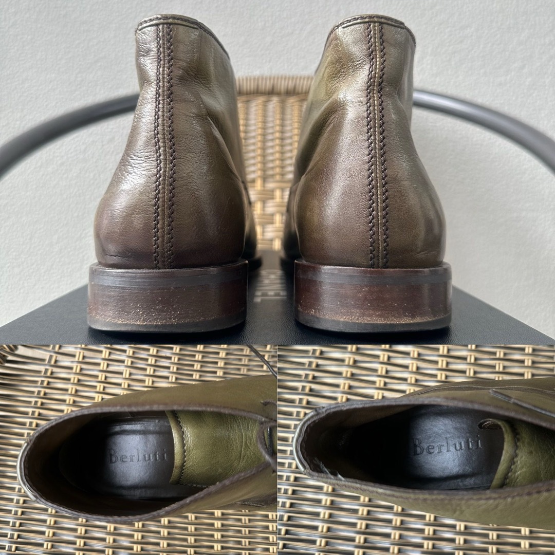 BERLUTI - 特注50万 ベルルッティ カンガルーレザー チャッカ BERLUTI - 特注50万 ベルルッティ カンガルーレザー チャッカ