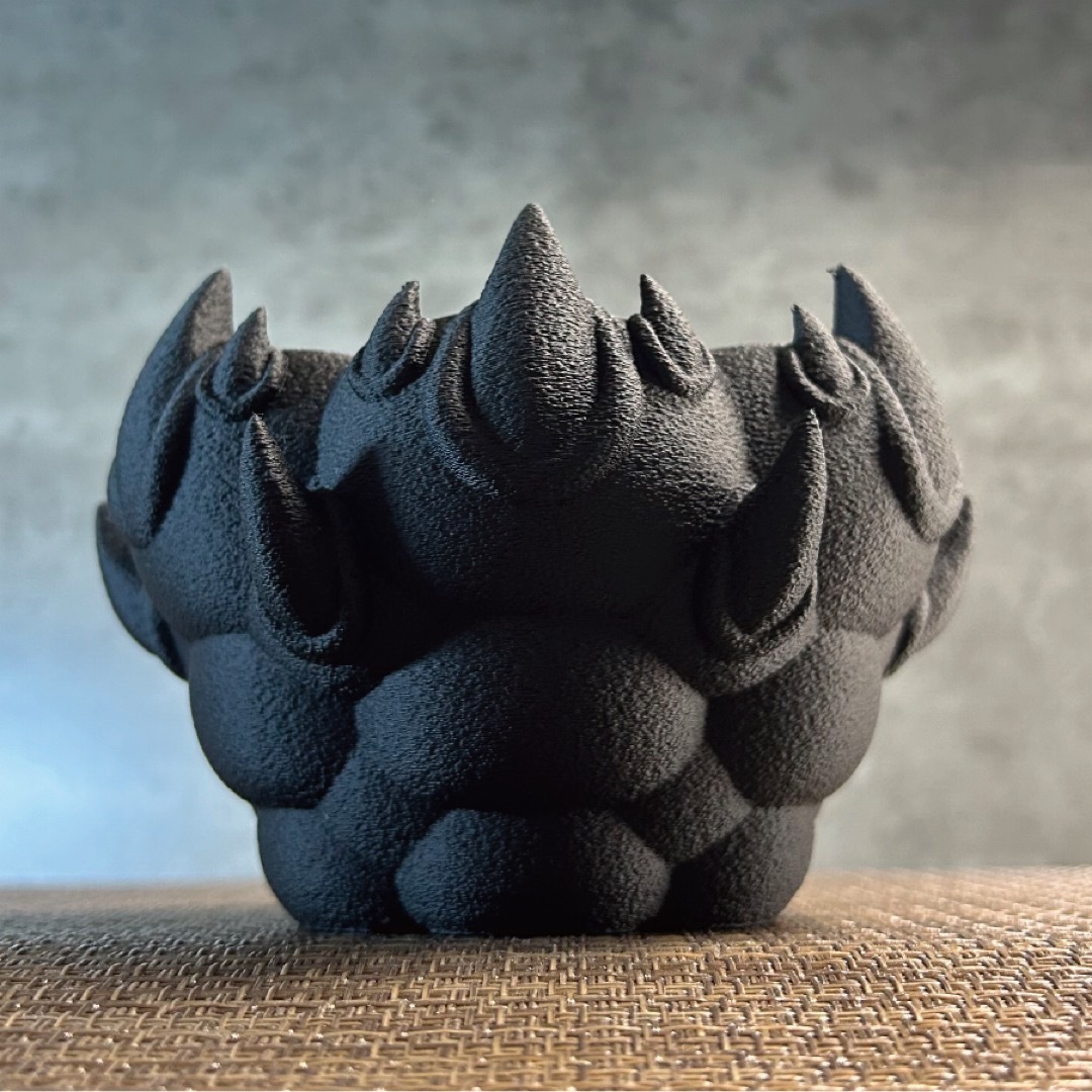 3Dプリンター鉢_渇爪 作家鉢 植木鉢の通販 by トライストラクト 3Dプリンター鉢_渇爪 作家鉢 植木鉢の通販 by トライストラクト