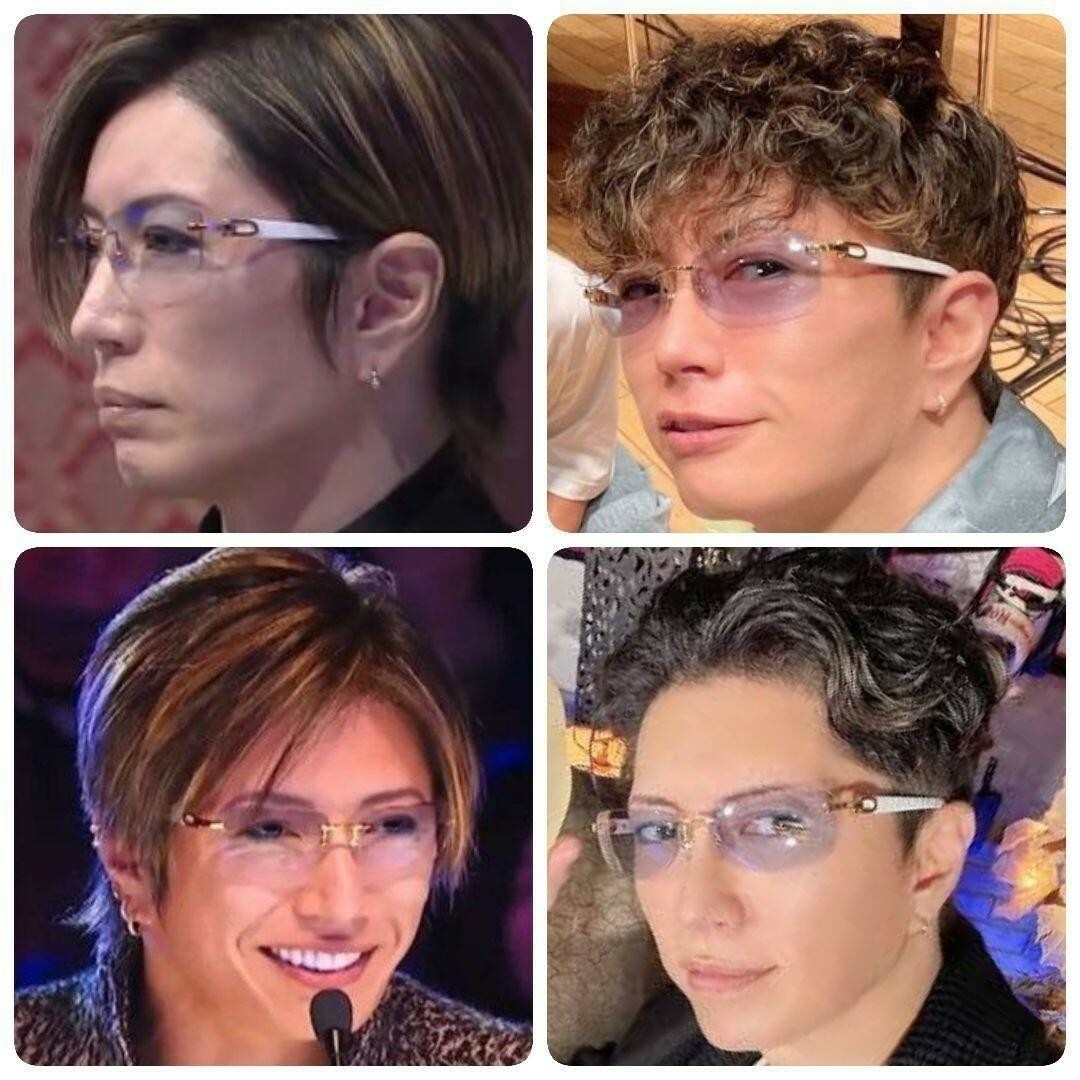 GACKT□サングラス□スクエア□リムレス□ブルーグラデーション GACKT□サングラス□スクエア□リムレス□ブルーグラデーション