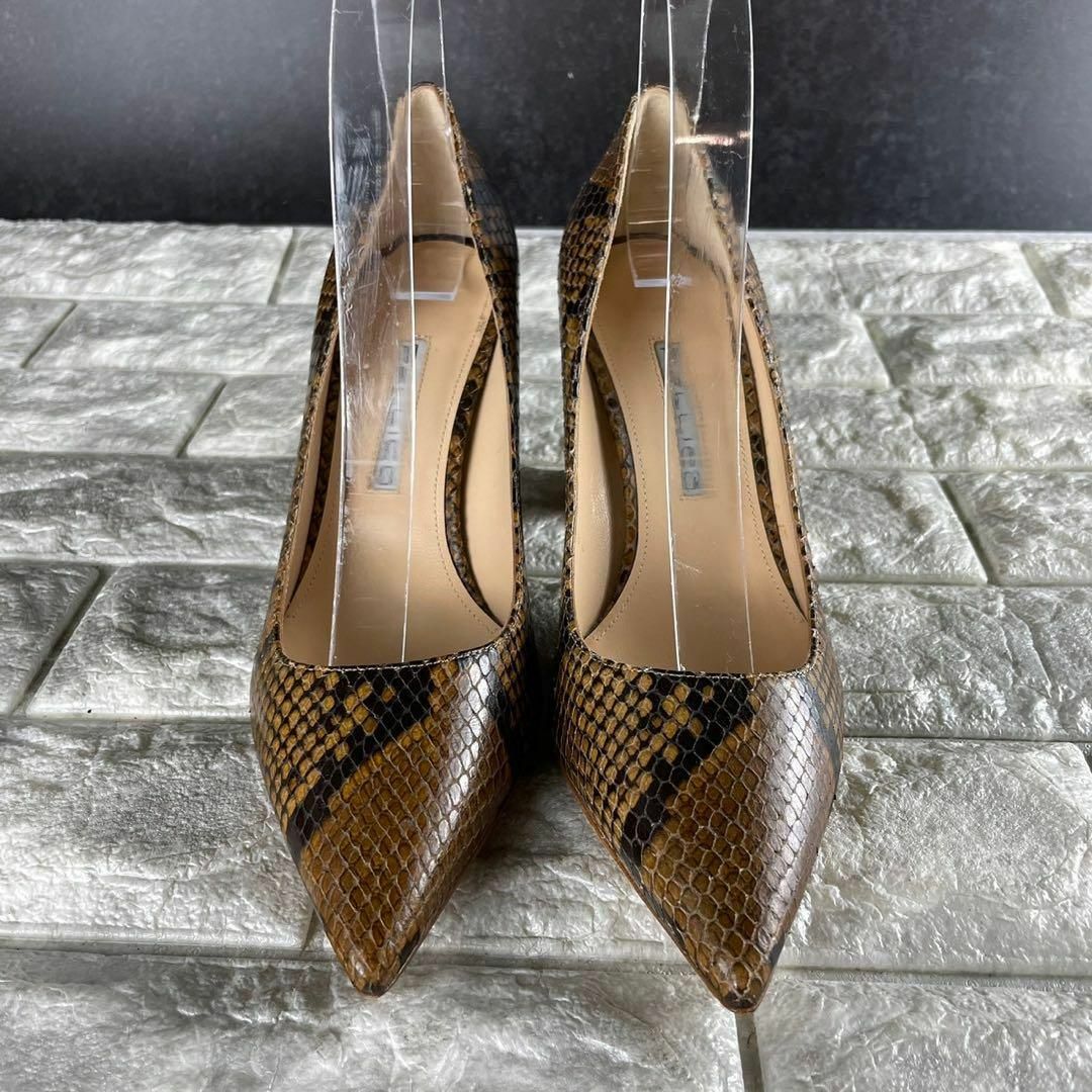 ☆新品 PELLICO ペリーコ パンプス チャンキーヒール パイソン 37.5 ☆新品 PELLICO ペリーコ パンプス チャンキーヒール パイソン 37.5