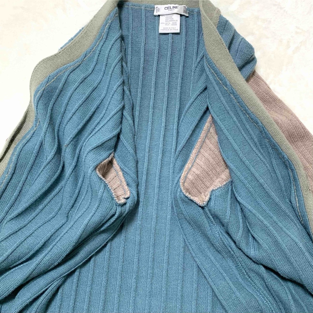 希少 CELINE 90s VTG セリーヌ ヴィンテージ カーディガン 希少 CELINE 90s VTG セリーヌ ヴィンテージ カーディガン