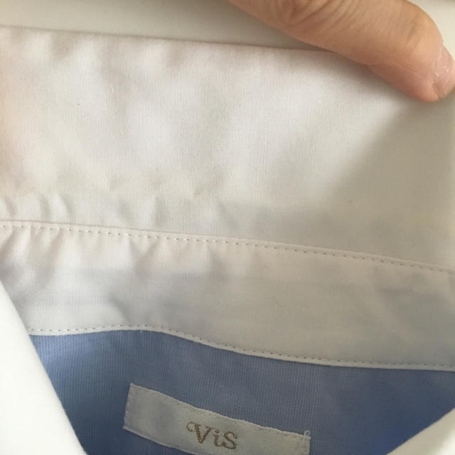 ViS(ヴィス)の丸襟シャツ レディースのトップス(シャツ/ブラウス(長袖/七分))の商品写真