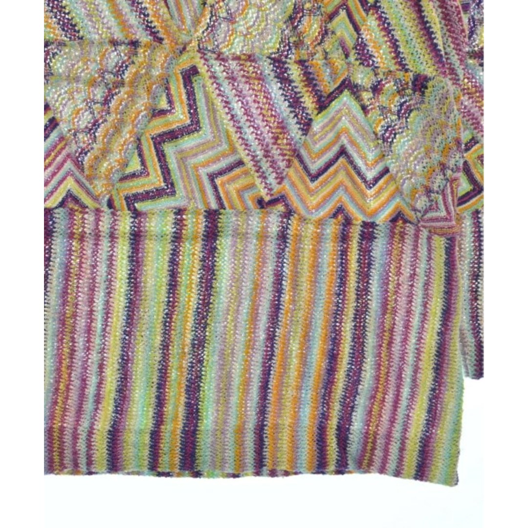 MISSONI - MISSONI ミッソーニ ニット・セーター F ピンクx紺x黄緑等(総柄) 【古着】【中古】