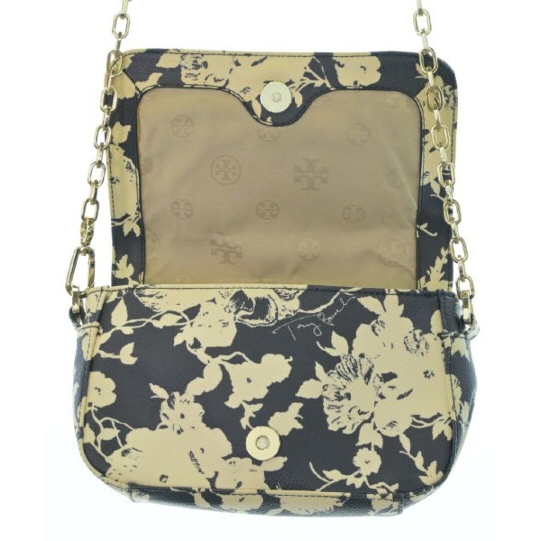 TORY BURCH トリーバーチ ショルダーバッグ - 紺x白(花柄 TORY BURCH トリーバーチ ショルダーバッグ - 紺x白(花柄