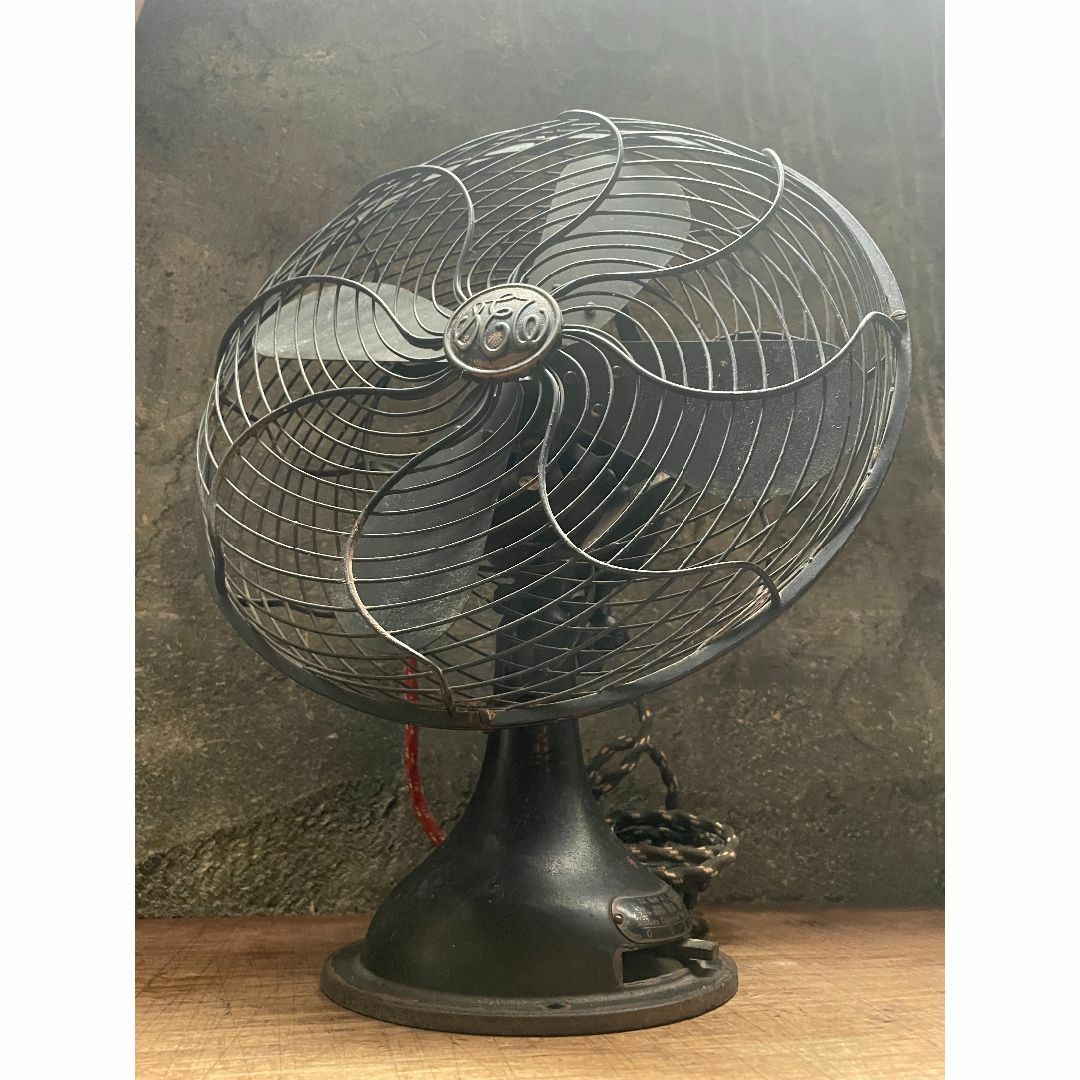 東芝 - アンティーク 扇風機 芝浦製作所 動作品 美品 レトロ 黒 サーキュレーター