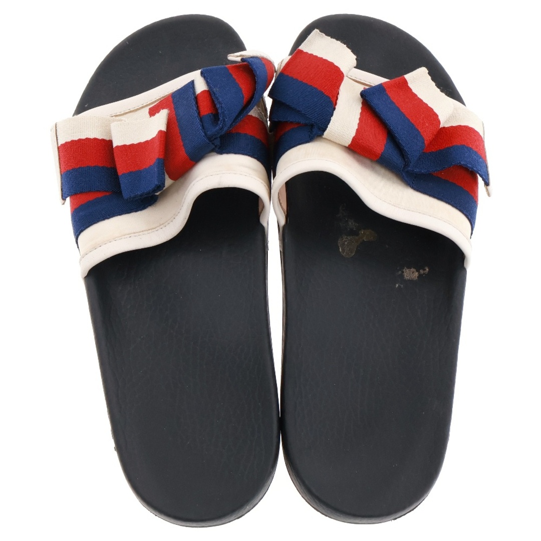 GUCCI グッチ シェリーライン リボンラバーサンダル シャワー GUCCI グッチ シェリーライン リボンラバーサンダル シャワー