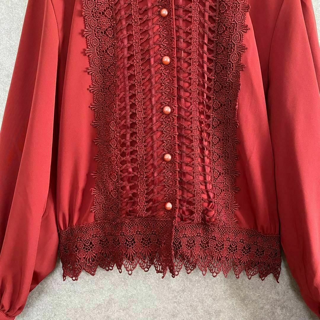 【初売り】 Grimoire - トーションレース レトロ古着 ヴィンテージ vintage シャツ+ブラウス(長袖+七分)