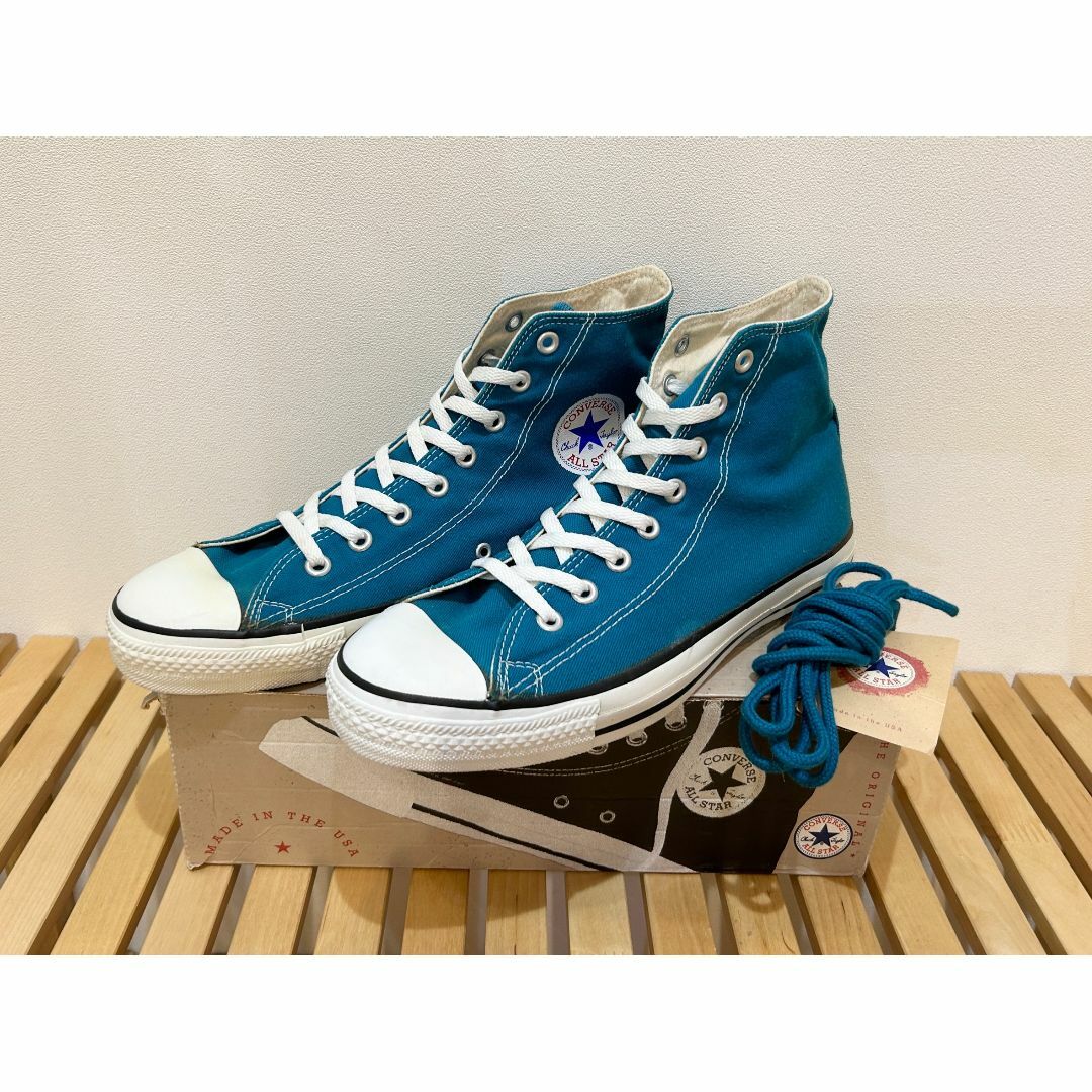 CONVERSE - ☆90s!USA!レア!コンバース オールスター ブルー CONVERSE - ☆90s!USA!レア!コンバース オールスター ブルー