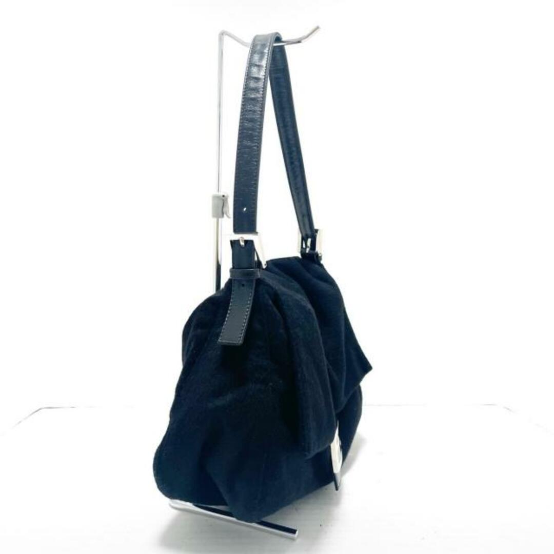 FENDI(フェンディ) ショルダーバッグ マンマバケット 黒 ウール FENDI(フェンディ) ショルダーバッグ マンマバケット 黒 ウール
