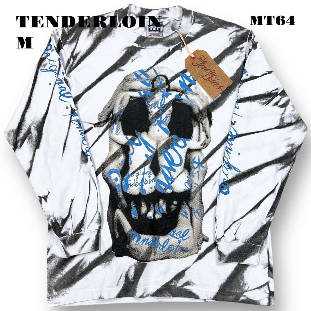 希少品! TENDERLOIN 長袖 Tシャツ ロンT ダリ ホワイト 白 M 希少品! TENDERLOIN 長袖 Tシャツ ロンT ダリ ホワイト 白 M
