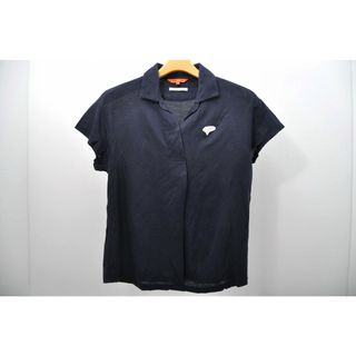 ビームス(BEAMS)のcoco 中古 ビームスゴルフ BEAMSGOLF レディース 半袖ポロシャツ M 紺  ネイビー スキッパー(ウエア)