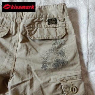 キスマーク(kissmark)の美品 KISSMARK ハーフ・パンツ カーゴ メンズ S(ショートパンツ)