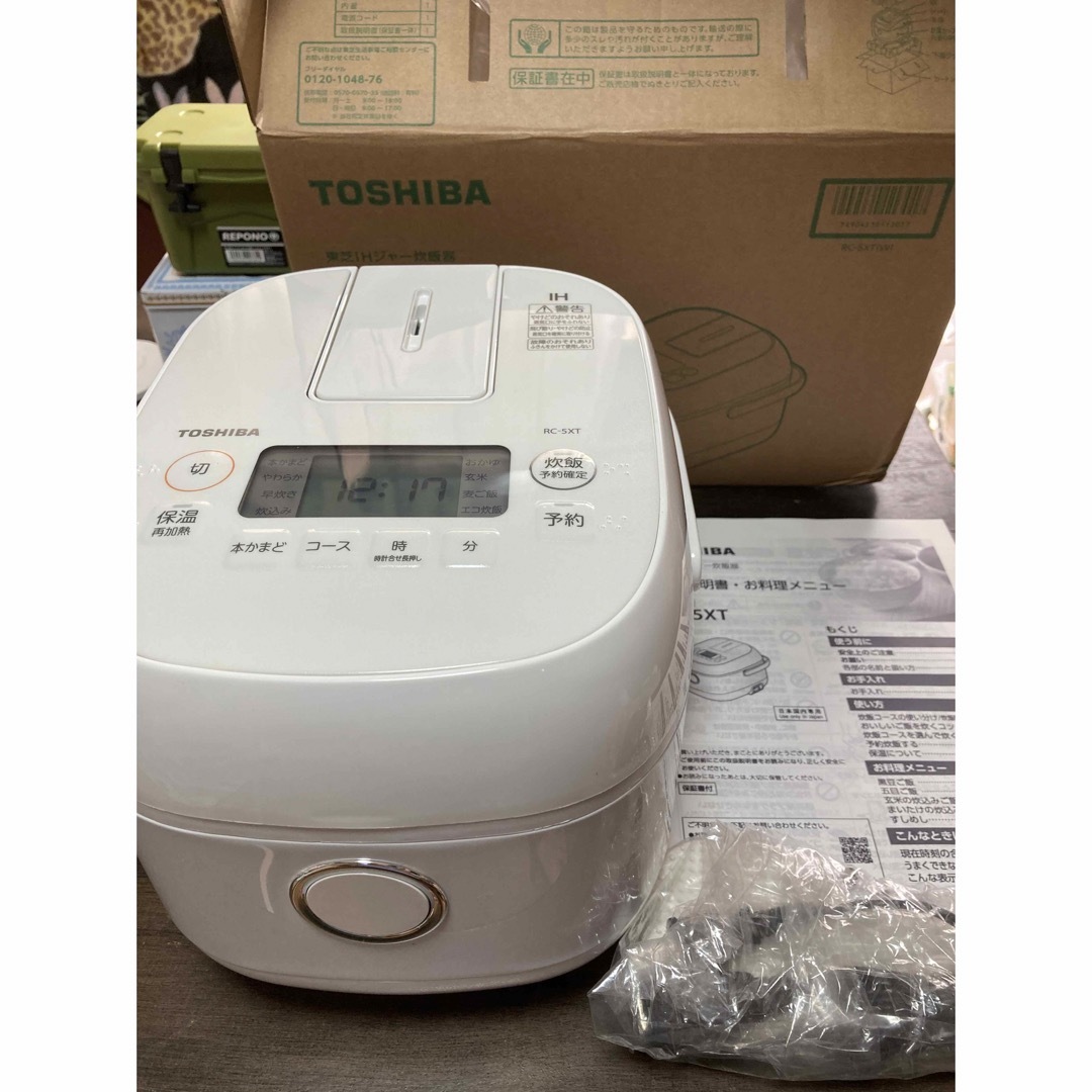 TOSHIBA 炊飯器 新品未使用 ホワイト - 家電 TOSHIBA 炊飯器 新品未使用 ホワイト - 家電
