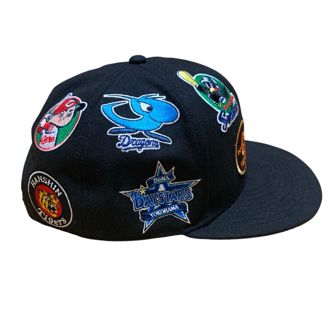 NEW ERA - 激レア!!KOMAMI限定 プロ野球 12球団 総柄刺繍 ベース NEW ERA - 激レア!!KOMAMI限定 プロ野球 12球団 総柄刺繍 ベース