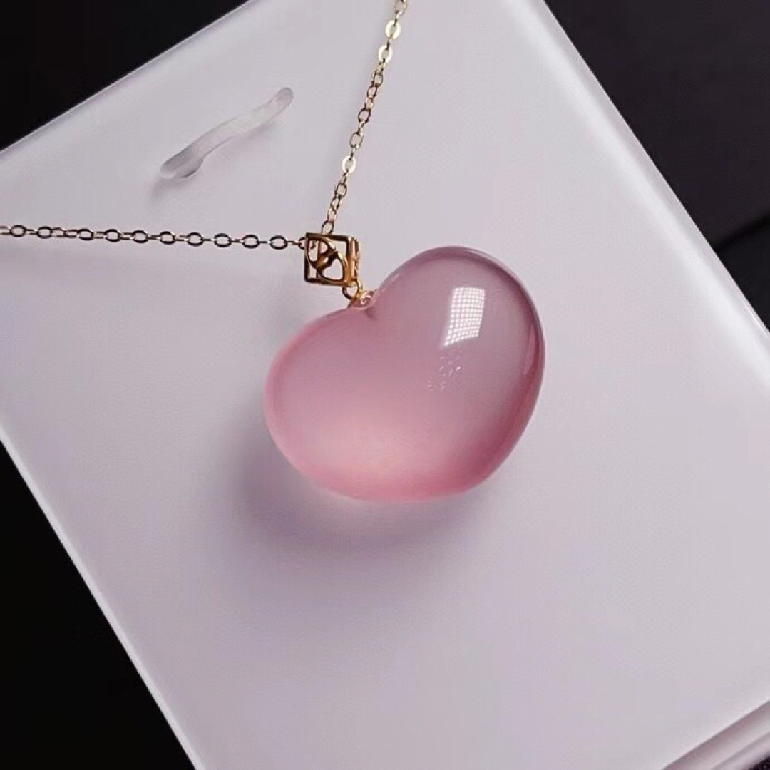 ⭐︎【天然】ローズクォーツ ペンダントトップ k18 8.23g ⭐︎【天然】ローズクォーツ ペンダントトップ k18 8.23g