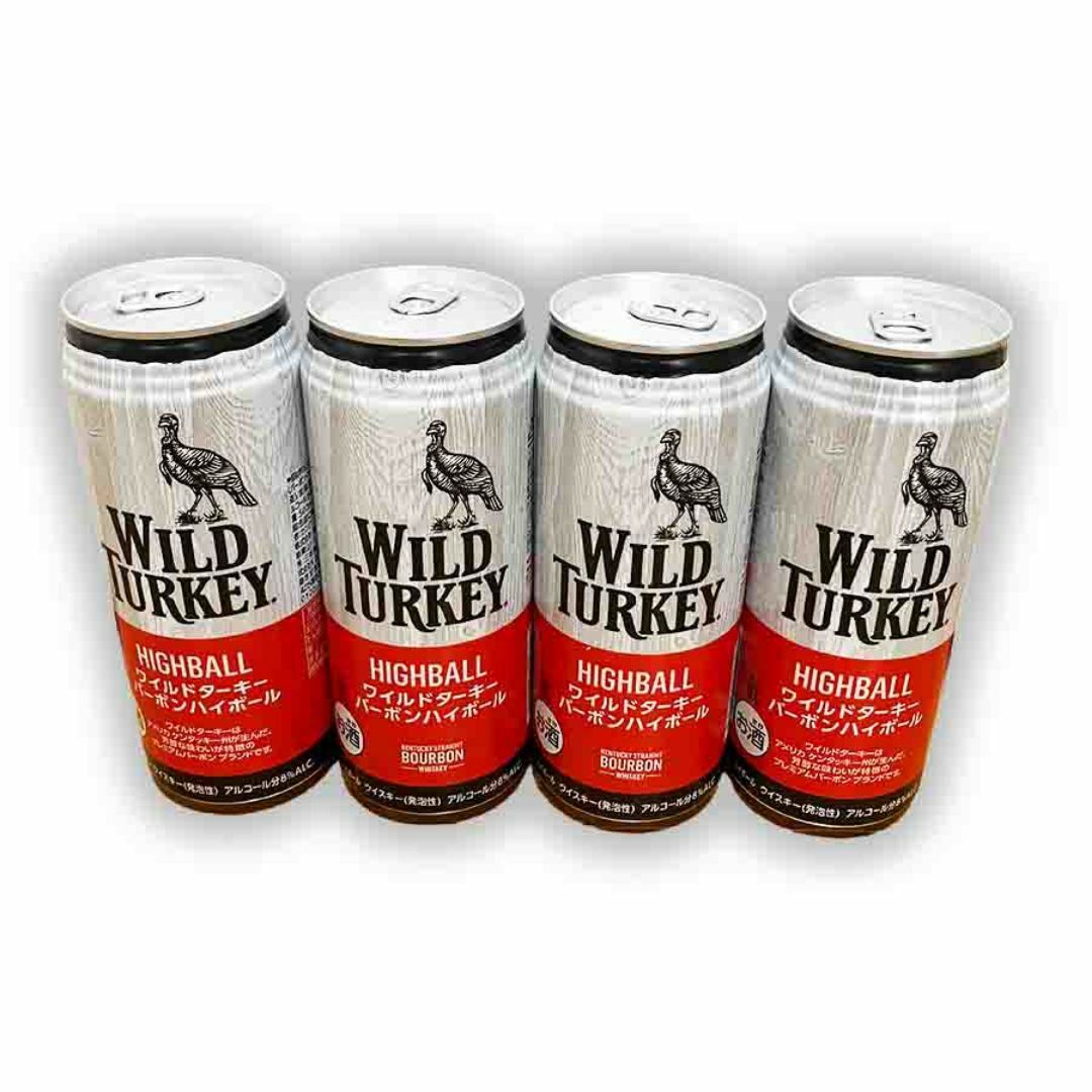 4缶セット】WILD TURKEYワイルドターキーバーボンハイボール 4缶セット】WILD TURKEYワイルドターキーバーボンハイボール