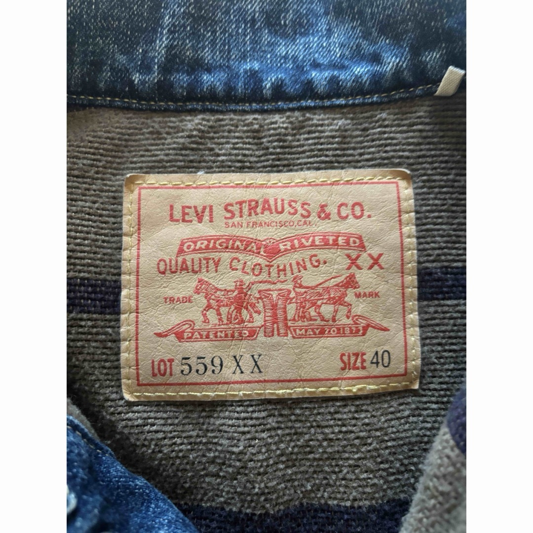 Levi's - リーバイス Levis デニムジャケット 559XX 復刻 サイズ Levi's - リーバイス Levis デニムジャケット 559XX 復刻 サイズ