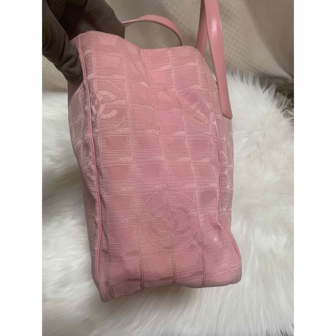 CHANEL トートバッグ ニュートラベルライントート MM ピンク CHANEL トートバッグ ニュートラベルライントート MM ピンク