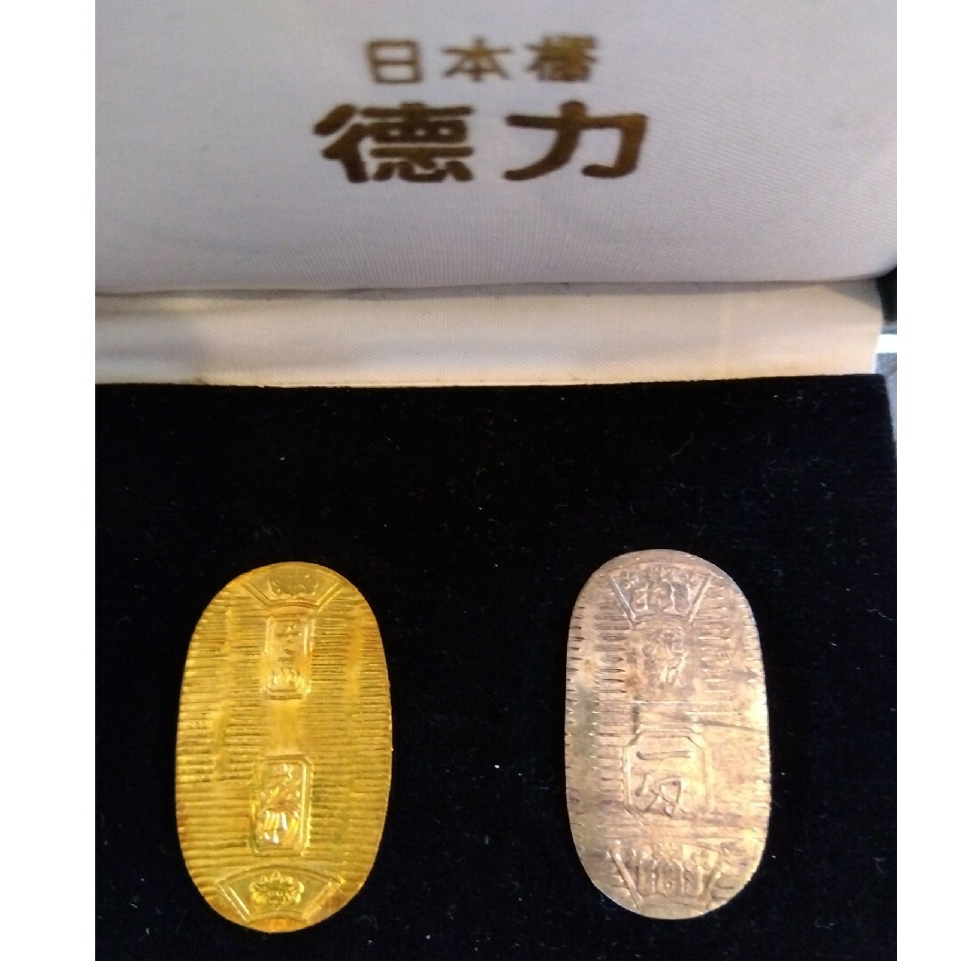◯正規品◯本物保証 小判 徳力 純金 純銀各3.75g 貨幣 ◯正規品◯本物保証 小判 徳力 純金 純銀各3.75g 貨幣