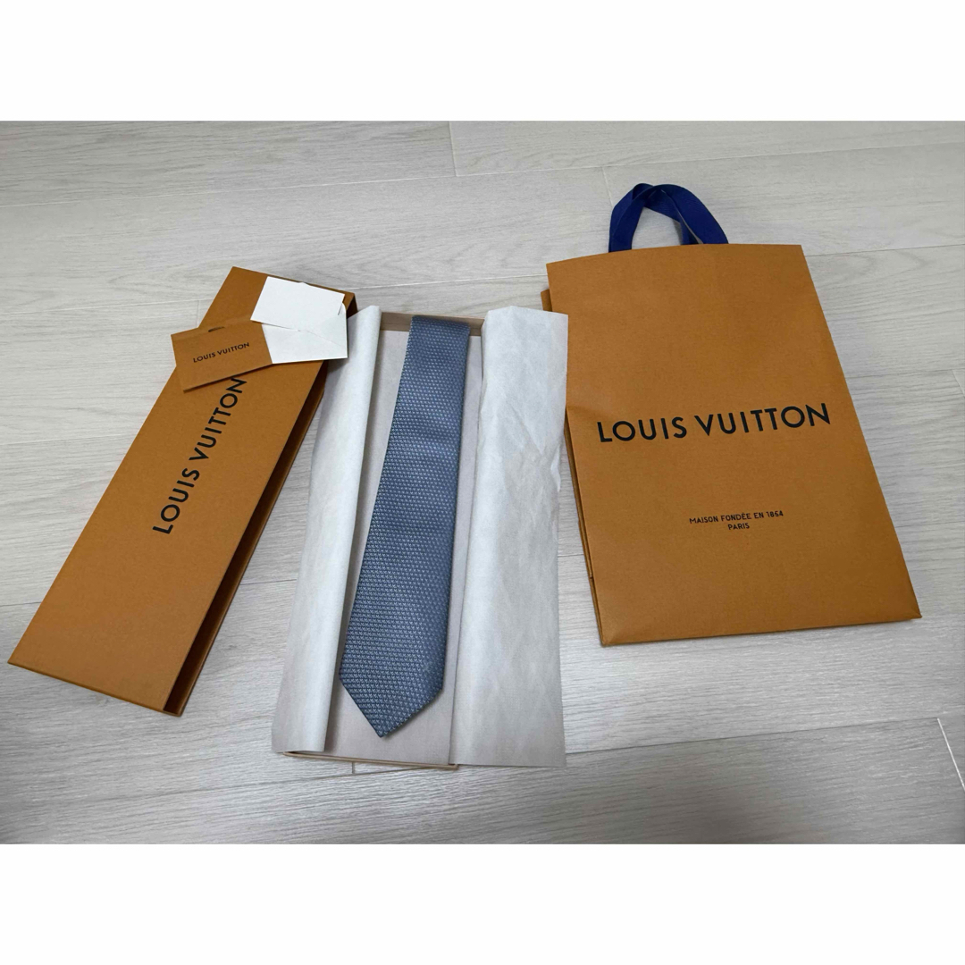 LOUIS VUITTON - 未使用 LOUIS VUITTON ネクタイ ダイヤモンド LOUIS VUITTON - 未使用 LOUIS VUITTON ネクタイ ダイヤモンド