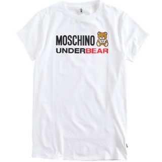 モスキーノ(MOSCHINO)の★希少★ MOSCHINO Tシャツ Ｍ　 ベアー ベア モスキーノ ホワイト(Tシャツ/カットソー(半袖/袖なし))