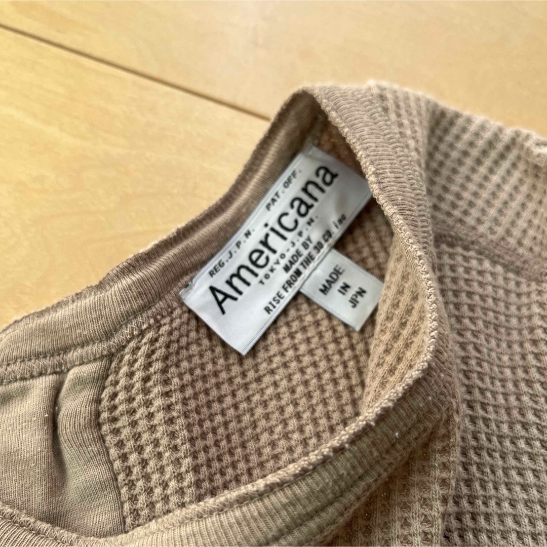 AMERICANA - Americana サーマルプルオーバーの通販 by MINI's AMERICANA - Americana サーマルプルオーバーの通販 by MINI's