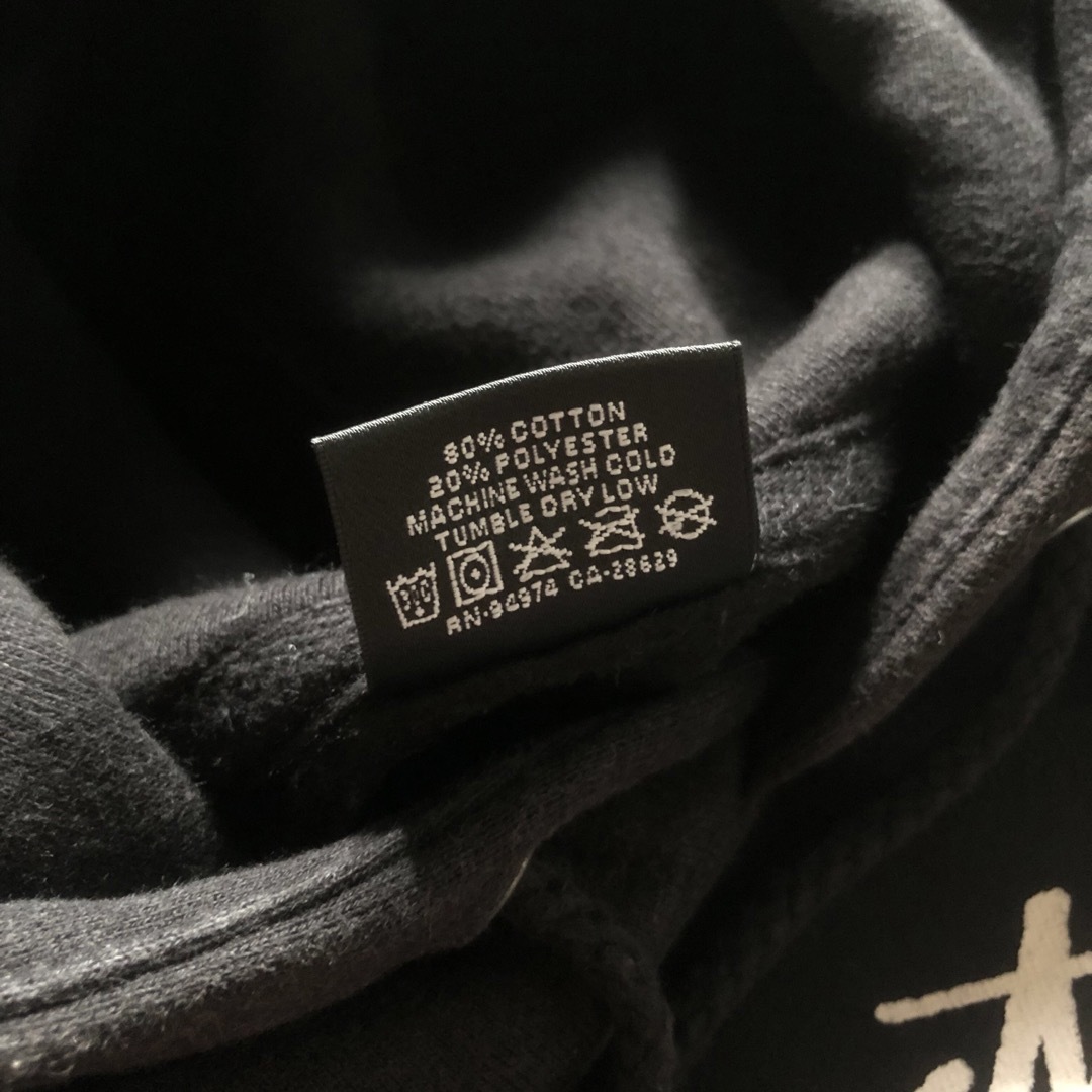 STUSSY - 激レア 黒タグ old stussy パーカー フーディー 両面 STUSSY - 激レア 黒タグ old stussy パーカー フーディー 両面