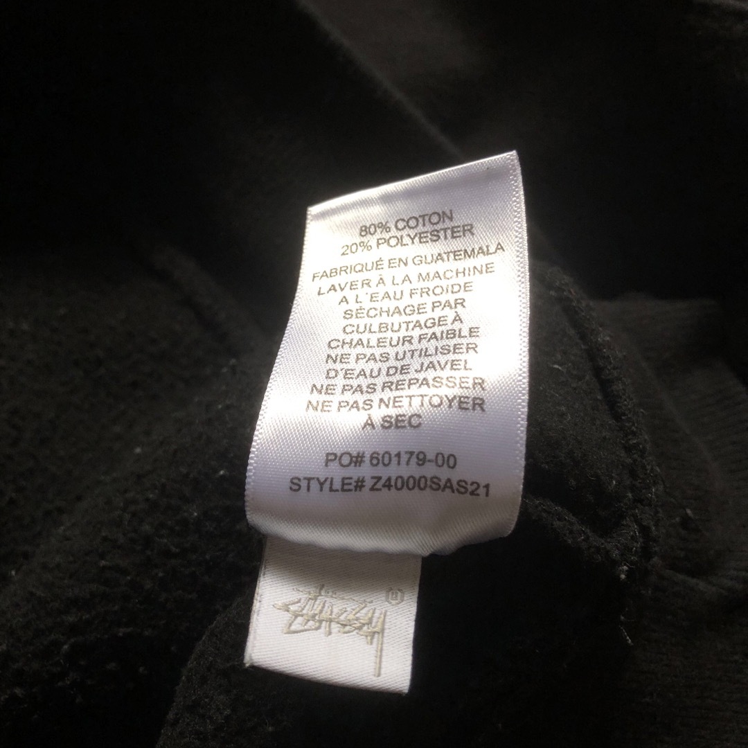 STUSSY - 激レア 黒タグ old stussy パーカー フーディー 両面 STUSSY - 激レア 黒タグ old stussy パーカー フーディー 両面