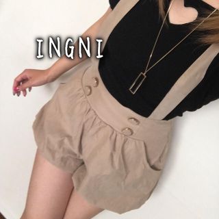 イング(INGNI)のイング♡キュロット バルーン サロペット(ショートパンツ)