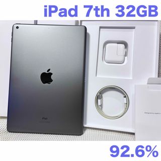 アップル(Apple)のiPad 第7世代 WiFi 32GB スペースグレイ 92.6%(タブレット)