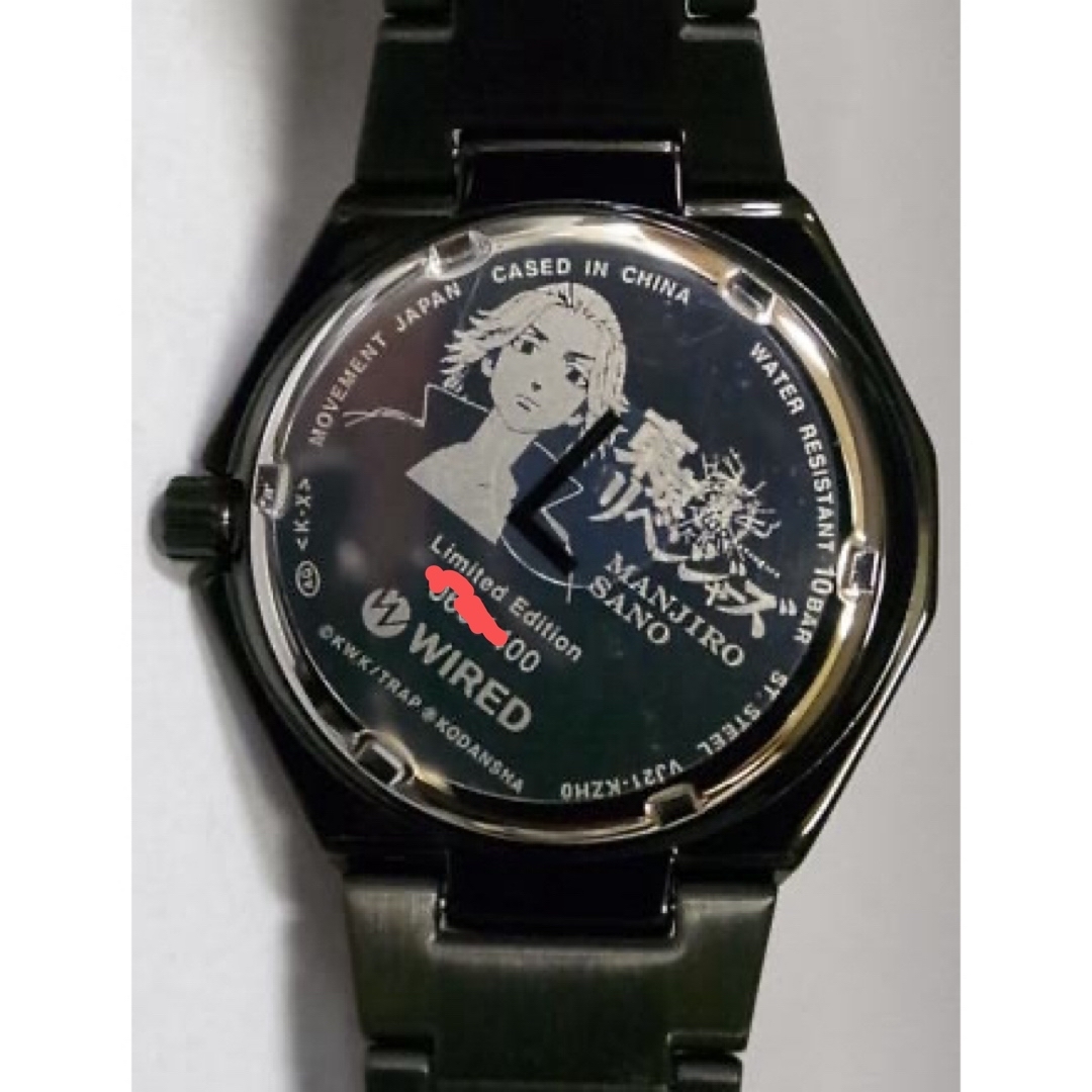 東京リベンジャーズ 限定モデル 腕時計 SEIKO おおきく WIRED 東京リベンジャーズ 限定モデル 腕時計 SEIKO おおきく WIRED