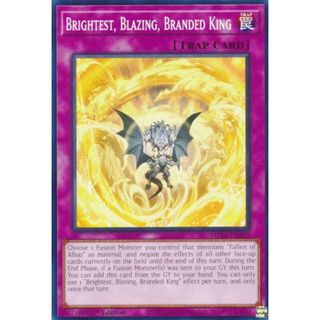遊戯王 MP24-EN350 赫ける王の烙印 Brightest, Blazing, Branded King  (英語版 1st Edition ノーマル) 25th Anniversary Tin：Dueling Mirrors Mega Pack(その他)