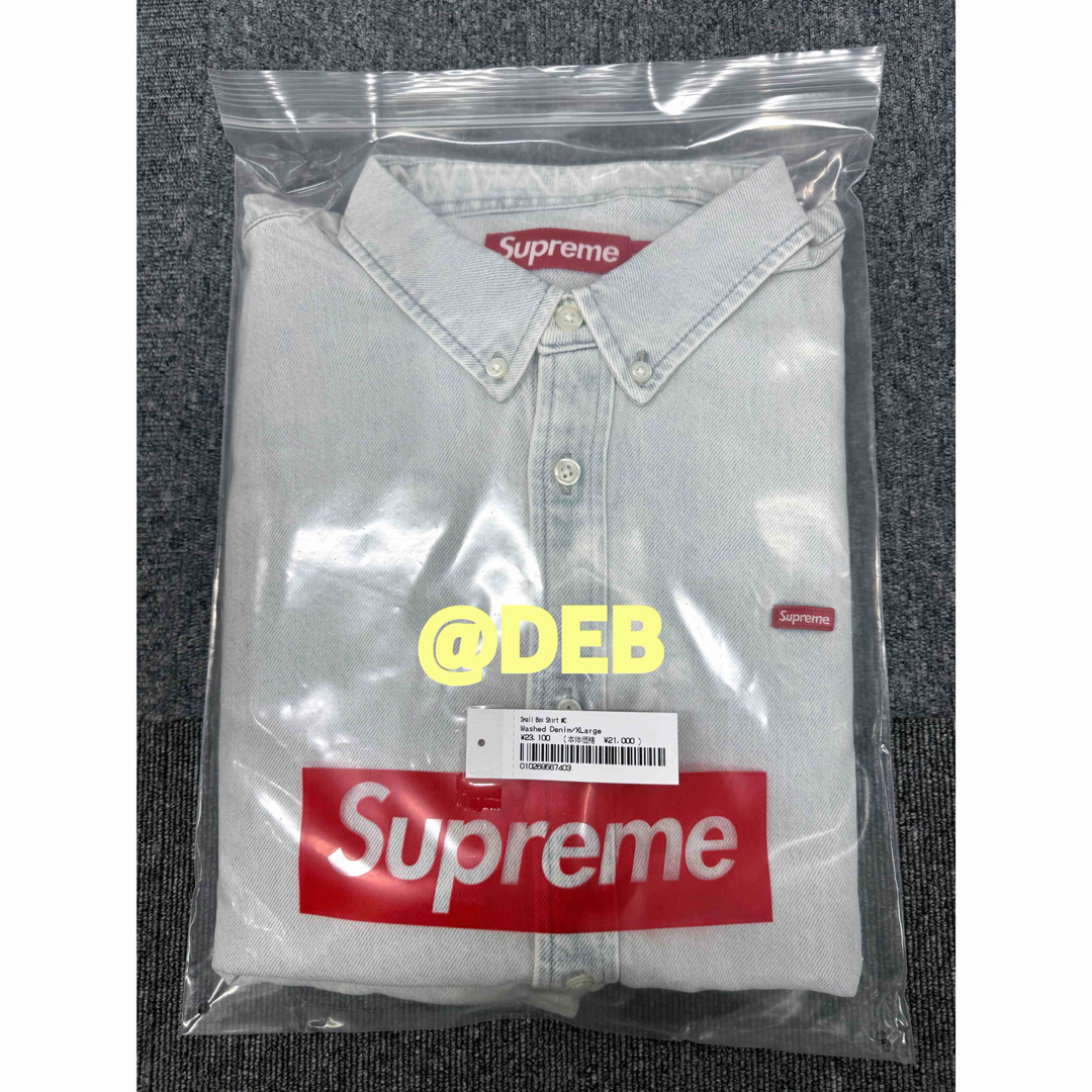 Supreme - Supreme Small Box Shirt Washed Denim XLの通販 by Supreme - Supreme Small Box Shirt Washed Denim XLの通販 by