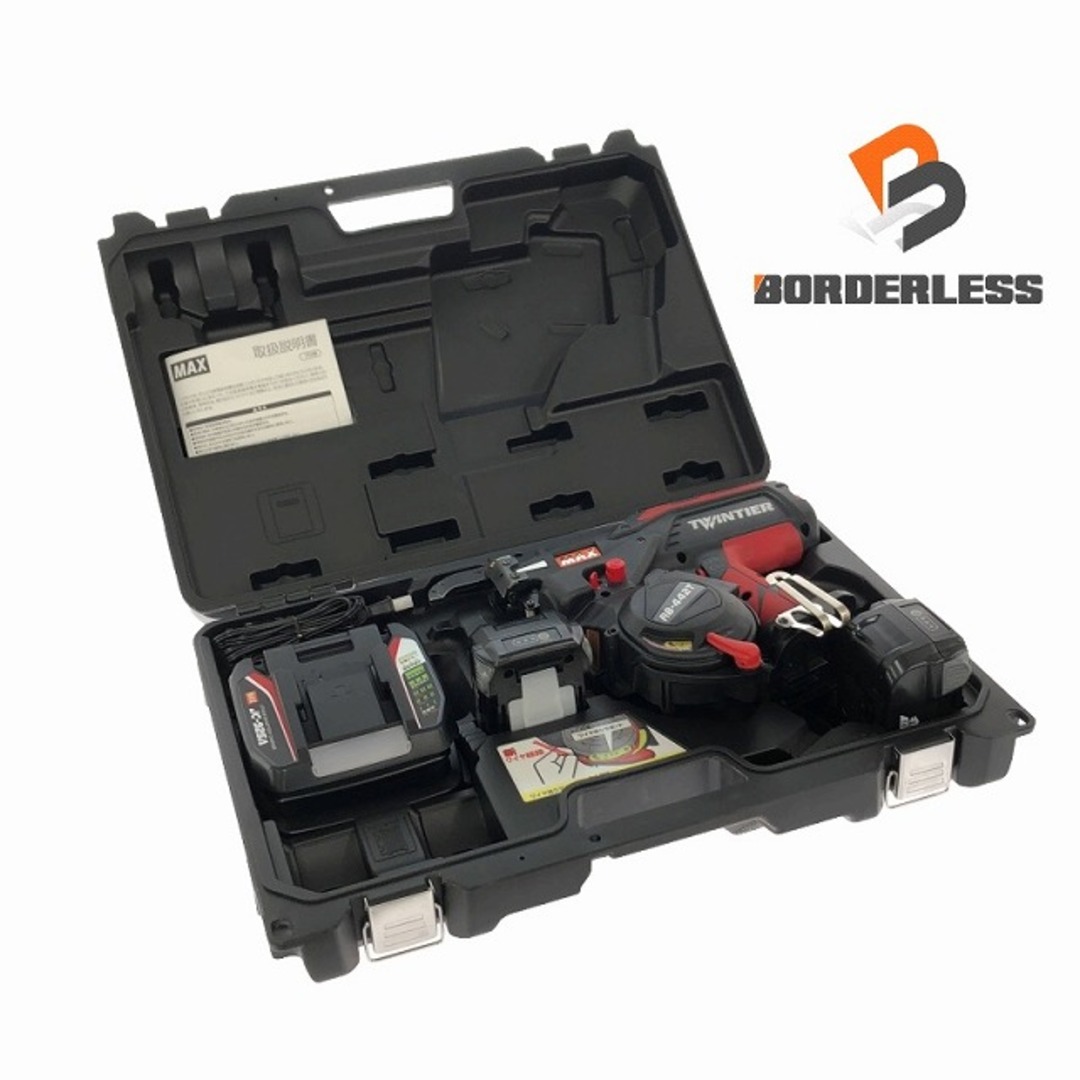 ☆比較的綺麗☆MAX マックス 14.4V 充電式鉄筋結束機 ツイン ☆比較的綺麗☆MAX マックス 14.4V 充電式鉄筋結束機 ツイン