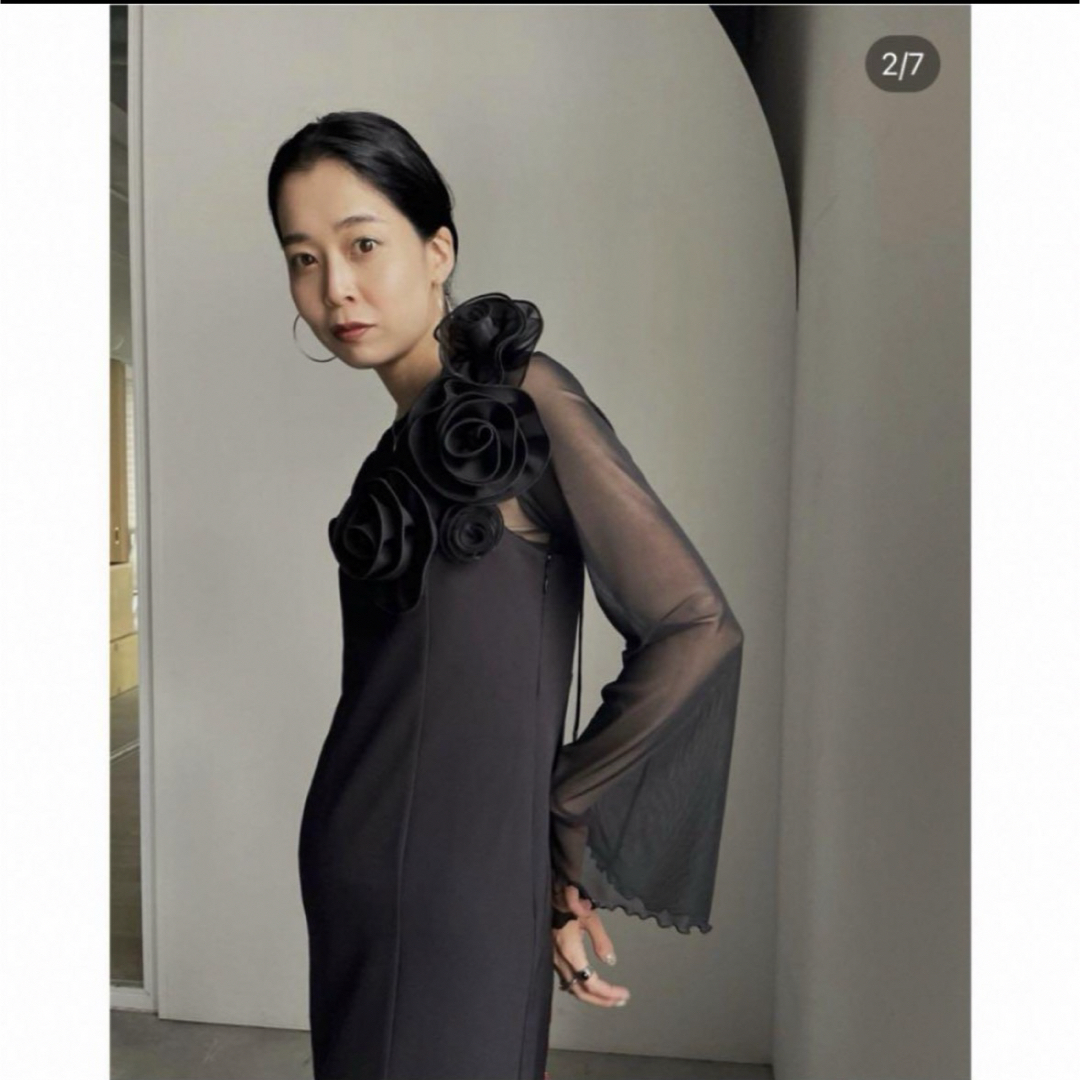 Ameri VINTAGE - Ameri 新品♡ CHERRY ROSE DRESS ♡の通販 by Ameri VINTAGE - Ameri 新品♡ CHERRY ROSE DRESS ♡の通販 by