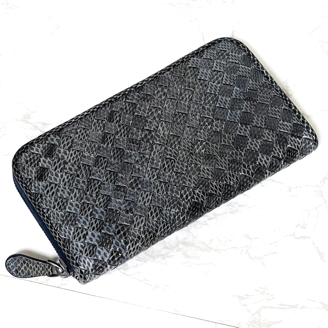 極美品】BOTTEGA VENETA ボッテガヴェネタ 長財布 パイソン 極美品】BOTTEGA VENETA ボッテガヴェネタ 長財布 パイソン